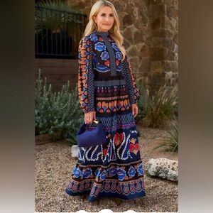 Colorful Floral Maxi Dress